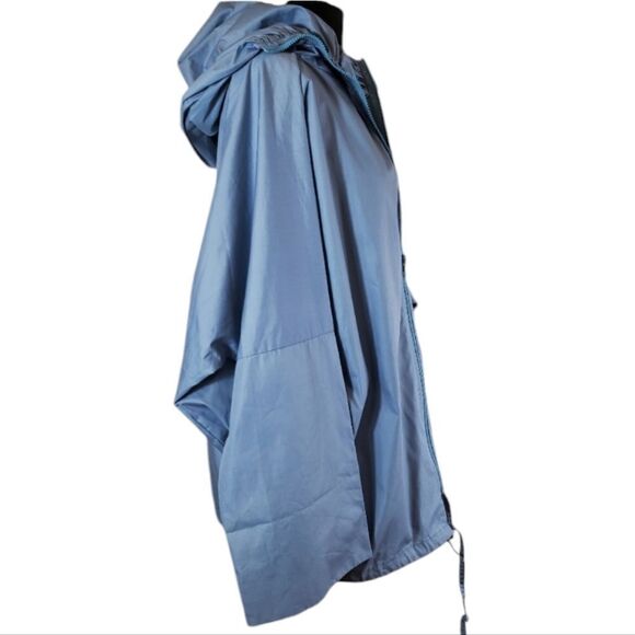Hooded Poncho Jacket Women's One Size - Picture 13 of 17
